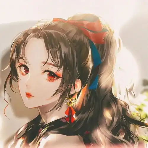 动漫女头二次元动漫女生头像
