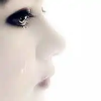 哭泣伤感女生头像
