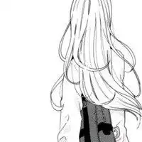 女生动漫冷酷黑白照微信头像图片大全
