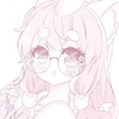 粉红色女头像动漫,动漫头像女生可爱萌2
