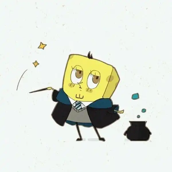 海绵宝宝8人头像一套海绵宝宝九人七人团体头像图片一组
