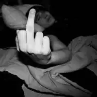 黑白手绘古风人物图微信头像图片大全
