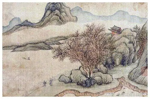 两种风格,竟然是一人所画,蔡嘉绘山水册
