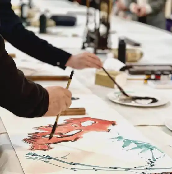 福建省美术家协会工笔画艺委会作品巡回展在厦门传世艺宫正式开展
