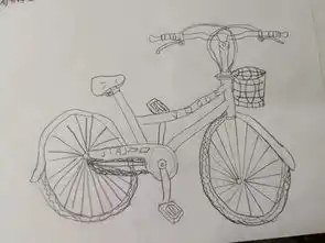 别样的美术课记四年级自行车局部写生课
