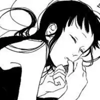 黑白头像女卡通微信头像图片大全
