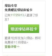 金币换来的绿钻体验卡能送人吗
