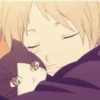 一个男生抱着一只猫的动漫头像微信头像图片大全
