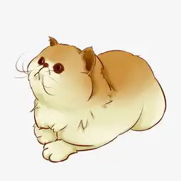 手绘可爱猫咪插画图片素材其他格式下载动漫人物大全
