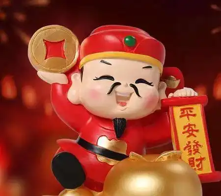 财神到开门迎好运,财富自然来
