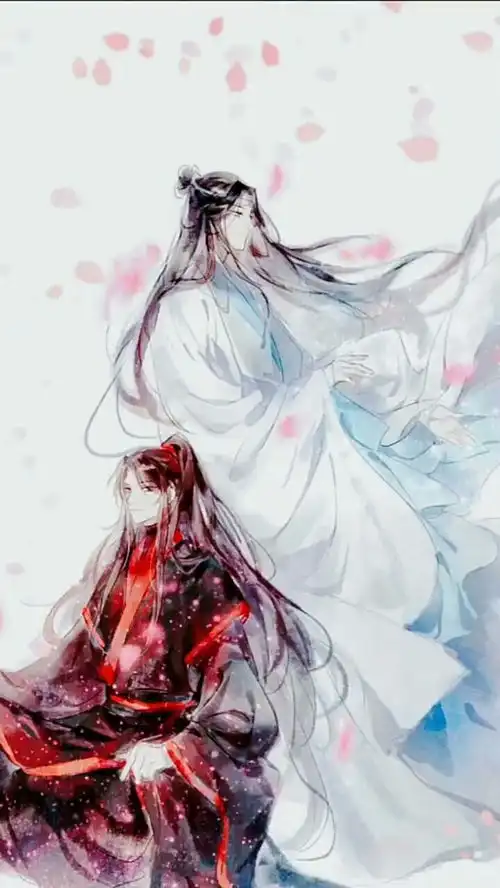 谁有魔道祖师蓝湛和魏婴两人的高清图片啊
