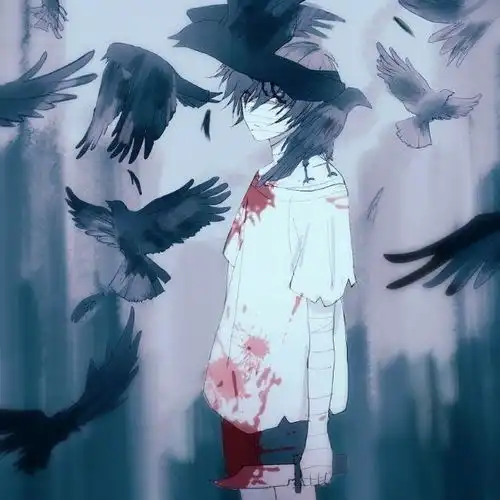 有哪些暗色系适合全面屏手机的二次元壁纸
