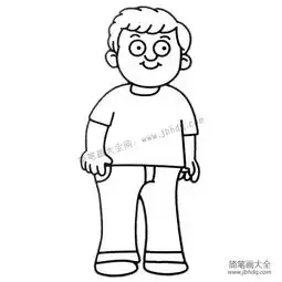 和蔼的爸爸简笔画图片
