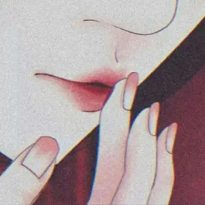 手绘唯美动漫头像女生一个人的一往情深
