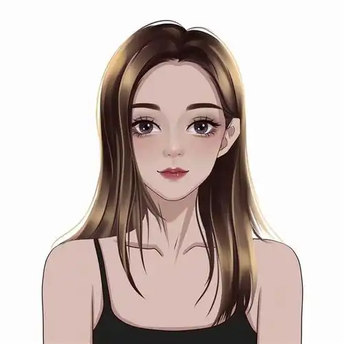 手绘头像女可爱小女孩手绘头像女可爱卡通简单超可爱女生头像
