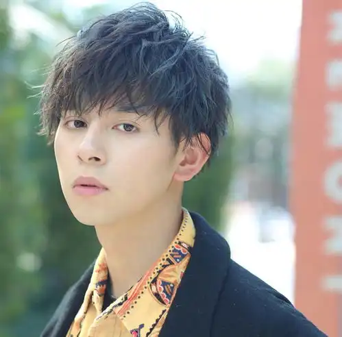 发型欣赏男生帅气烫发
