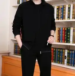 适合中年男士的运动套装,穿上显得大气不老气,爸爸穿上显年轻
