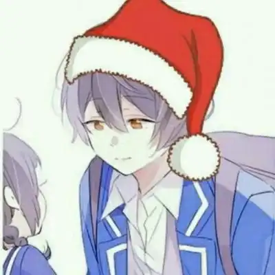蓝色的情侣头像
