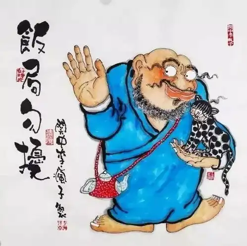 艺术家为老年人作漫画,最好的养老心态都在这儿
