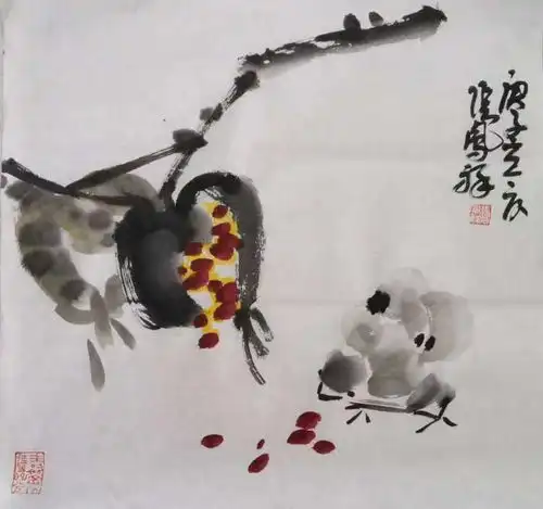 朴素纵逸别有生趣品味张凤祥笔下的水墨意境四
