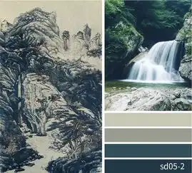 诗画江南壁布独幅系列之玄关蓄势旺运,百无禁忌
