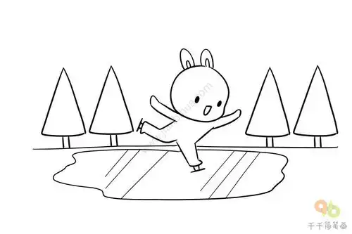 最美的二十四节气小寒简笔画
