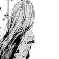 动漫头像女生黑白带点蓝色的
