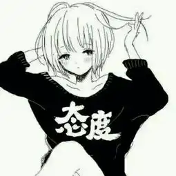 二次元高清女生动漫二次元女生元气满满
