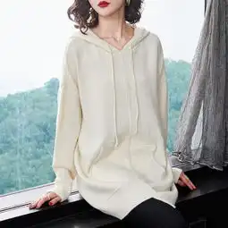 慵懒风卫衣女套头韩版宽松2018秋季新中长款纯色羊毛针织衫女衣服
