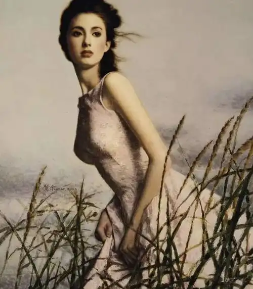 震撼他画的女人太美太性感,让男人心动,让女人嫉妒....
