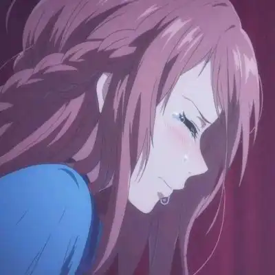 低糖微丧的动漫女生头像文案
