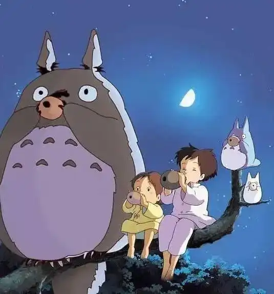 头像可爱龙猫头像动漫
