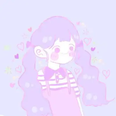 粉色系女生头像动漫萌二次元少女心头像系列
