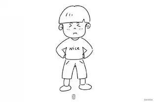 可爱的小孩子简笔画图片
