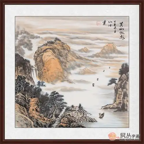 走廊这样挂画,体现你的不俗品味

