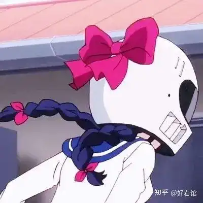 日本动漫戴头盔女生头像卡通动漫头像爆音少女川崎来梦
