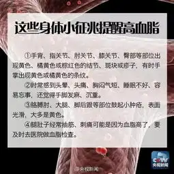 提醒每10个成人就有4人血脂异常有了这些征兆一定要小心
