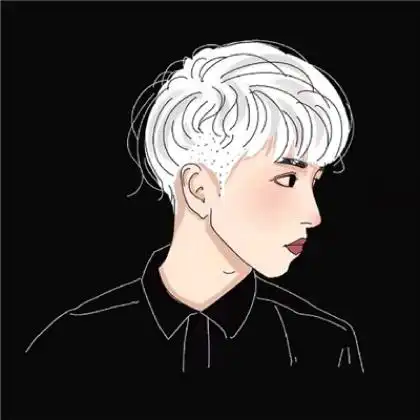 2020最新动漫卡通情侣头像一男一女分开的两张
