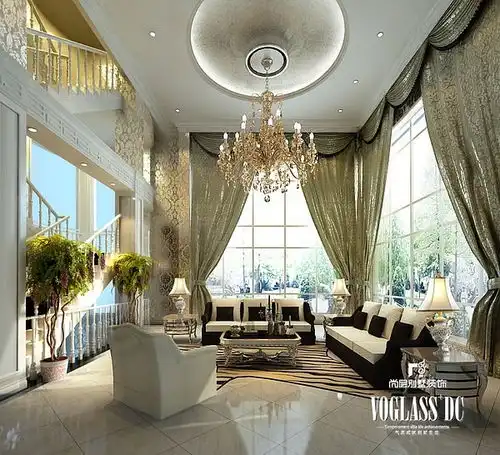 尚层装饰绿城玫瑰园别墅新古典主义风格装修案例
