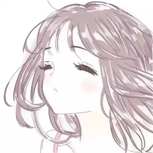 唯美梦幻粉色系动漫女生头像世界没有真相
