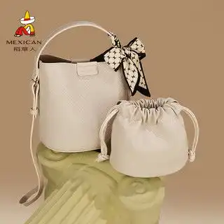 viney水桶包包女包牛皮斜挎包手提包中年三八节女生闺蜜高端实用走心时尚百搭高级感轻奢休闲单肩包
