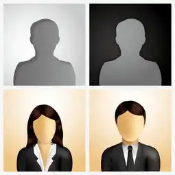 矢量商务头像png图片素材免费下载eps格式熊猫办公
