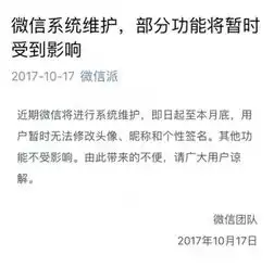 微信进行系统维护本月不能修改个人资料
