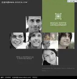 人物头像英文网站模板源码素材免费下载红动网
