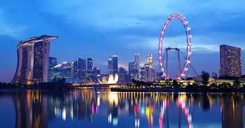 新加坡都市夜景观光游晚餐敞篷巴士游览贩船
