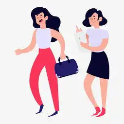 公司商务金融简笔画简约卡通女人物图片素材其他格式下载动漫人物大全
