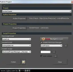 3dsmax模型素材项目管理插件v1.61版projectmanager1.61.04免费下载
