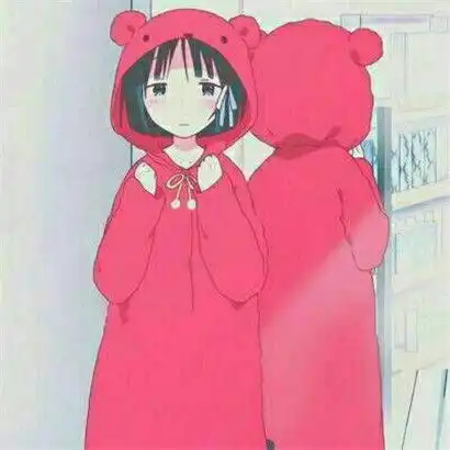 二次元女生头像萌萌哒,遇见你之前我是伤心的

