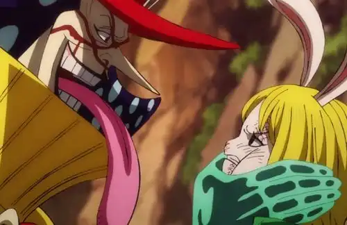 海贼王1021集加洛特激战长子,罗宾和玛利亚对决的画面删减了
