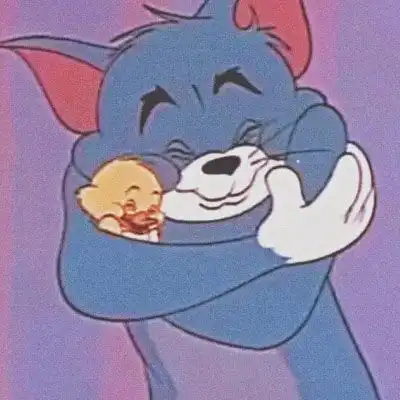 汤姆猫和杰瑞老鼠情侣头像
